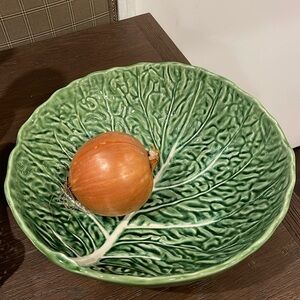 Olfaire lettuce leaf large bowl